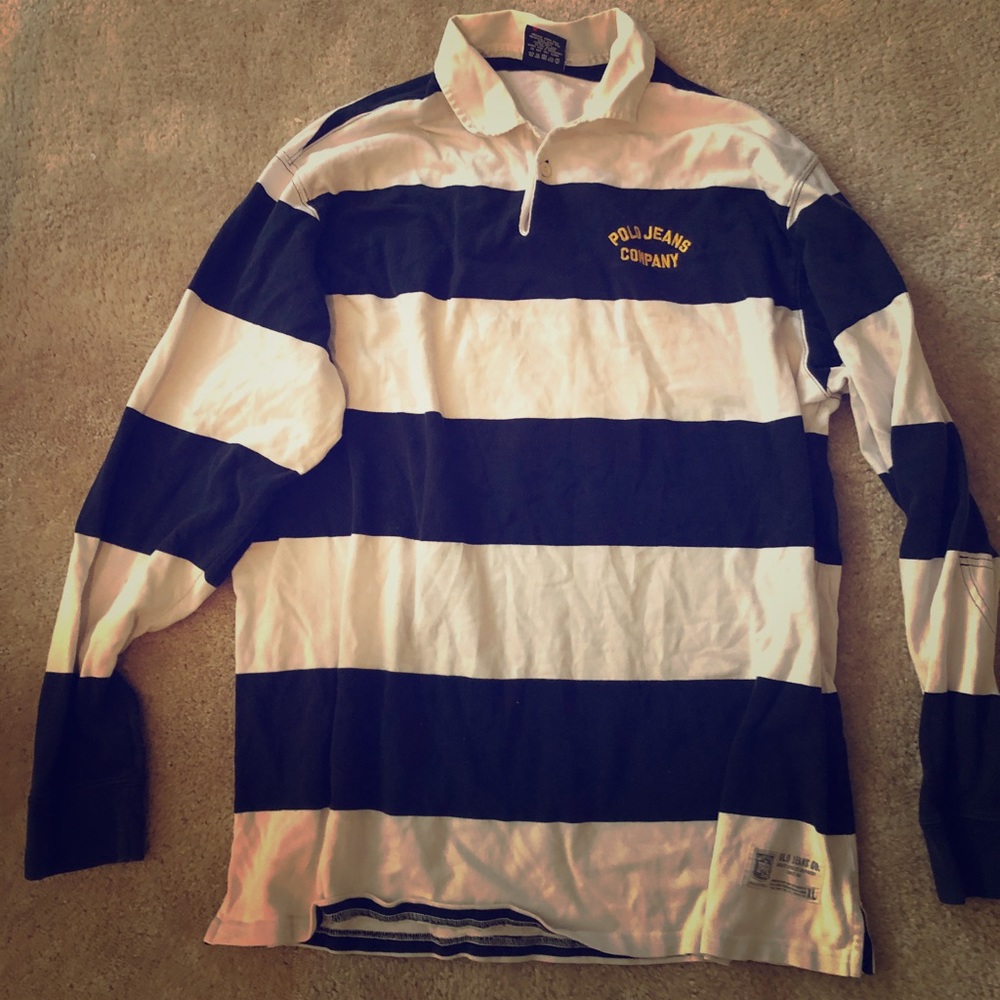 🗣Throw back ALERT!! Rugby style Ralph Lauren